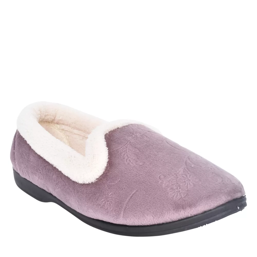 Ladies JO & JOE Ladies Pashmina Full Slipper In Lilac