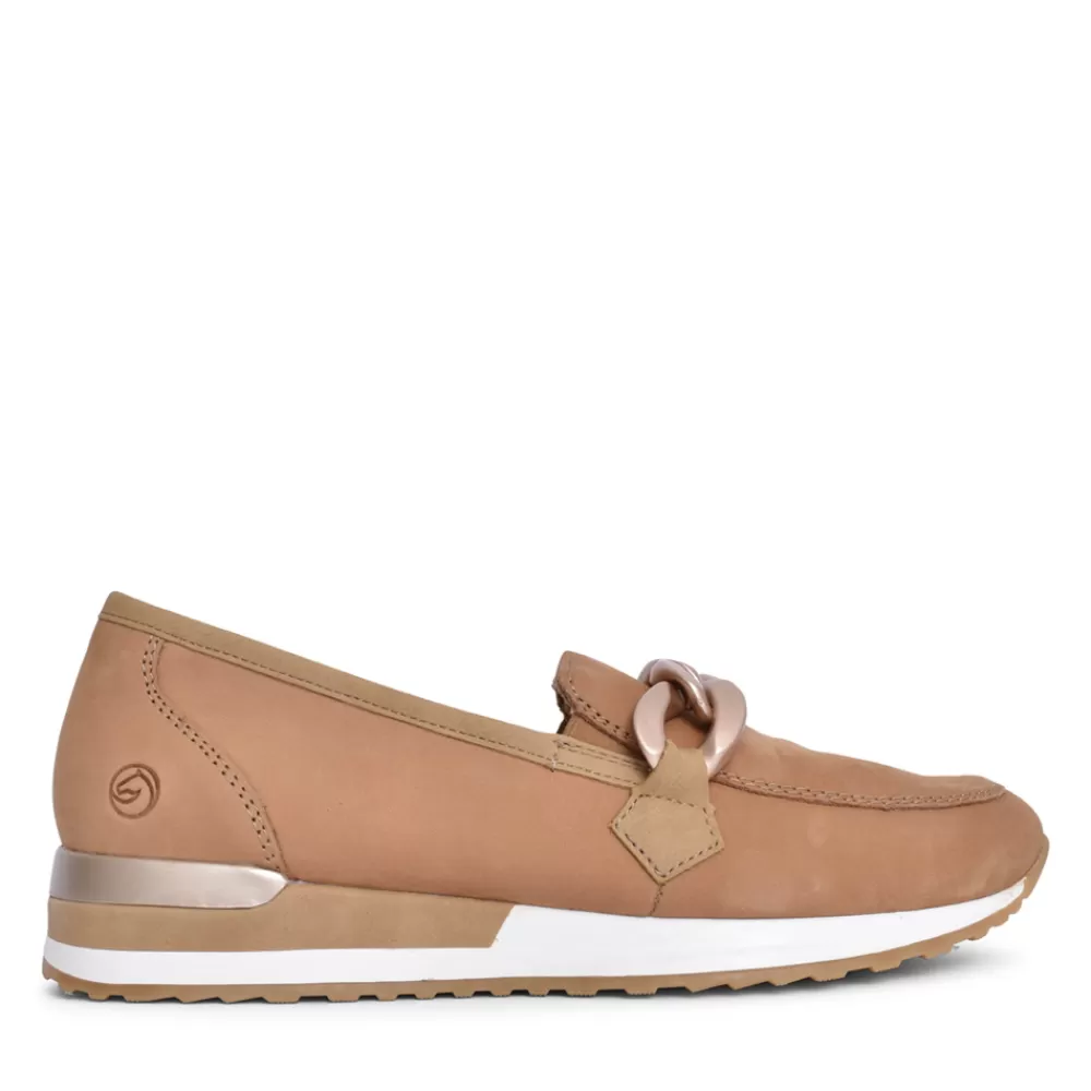 Ladies REMONTE Ladies R2544 Slip-On Shoe In Sand