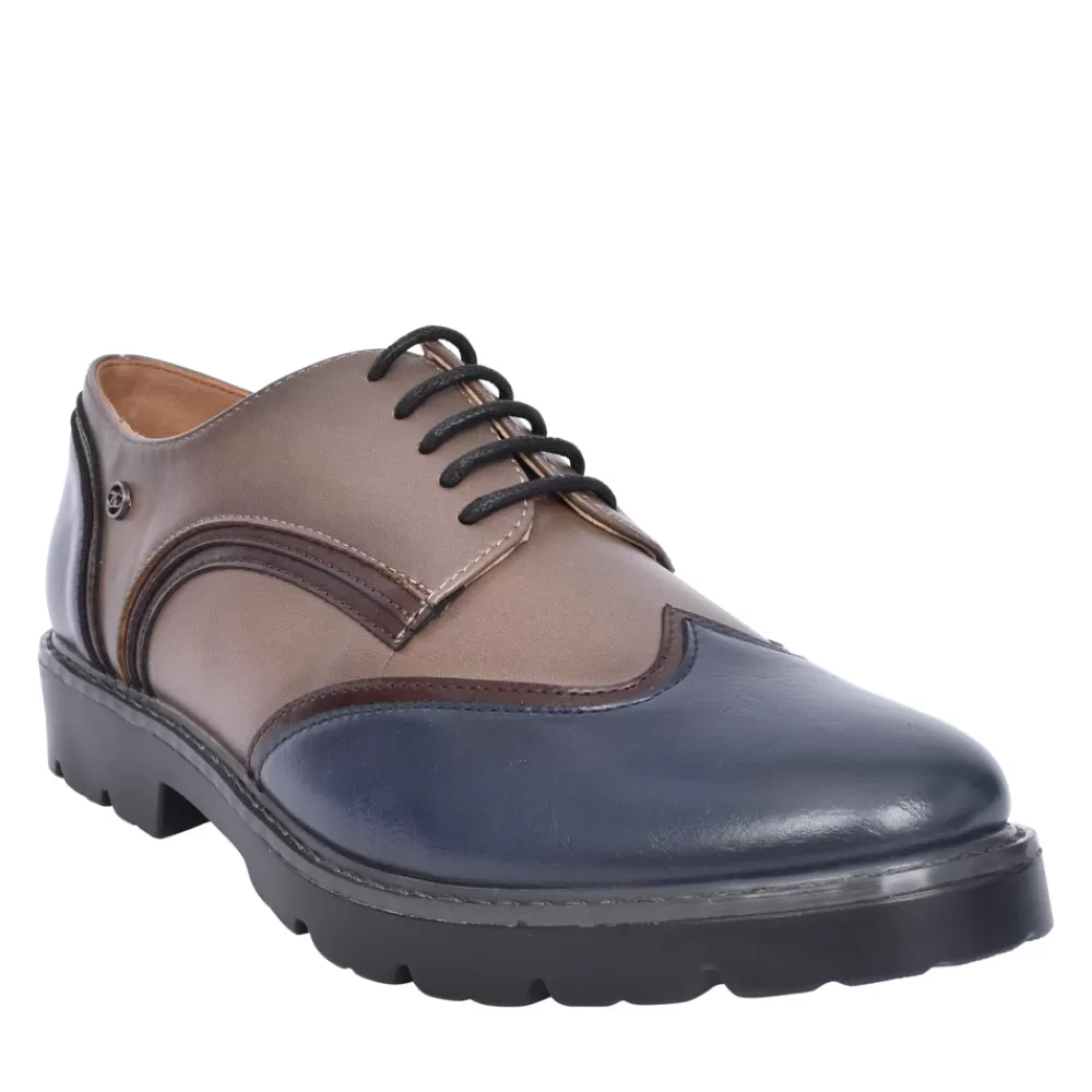 Ladies ZANNI & CO Ladies Roghun Laced Brogue In Blue