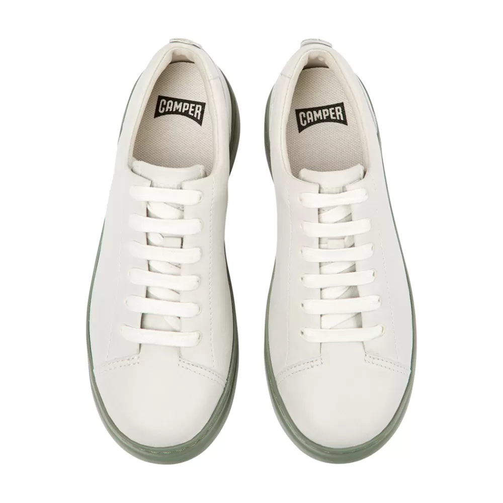 Ladies CAMPER Ladies Runner K200645 Laced Trainer In Off White