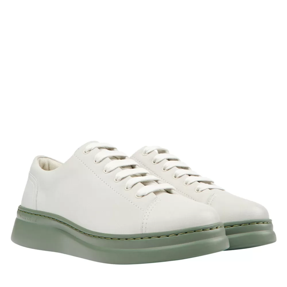 Ladies CAMPER Ladies Runner K200645 Laced Trainer In Off White