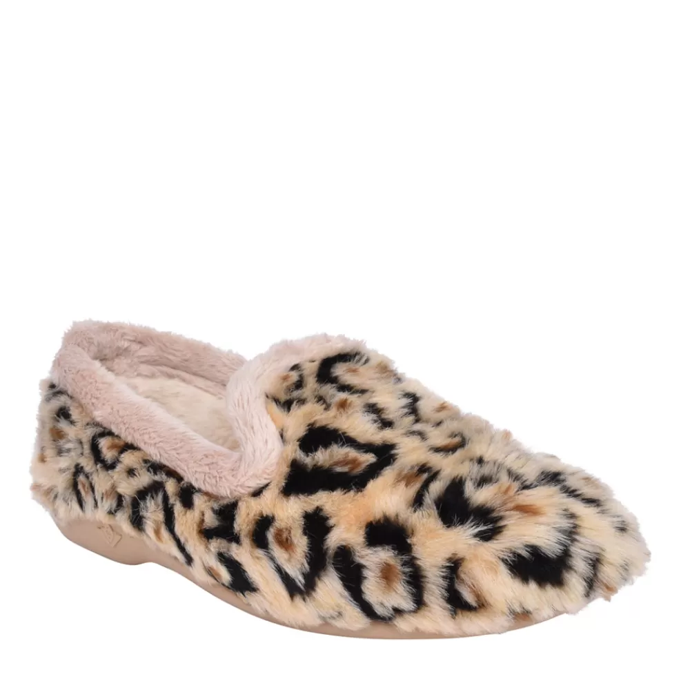Ladies LUNAR Ladies Samba Kla150 Slipper In Beige