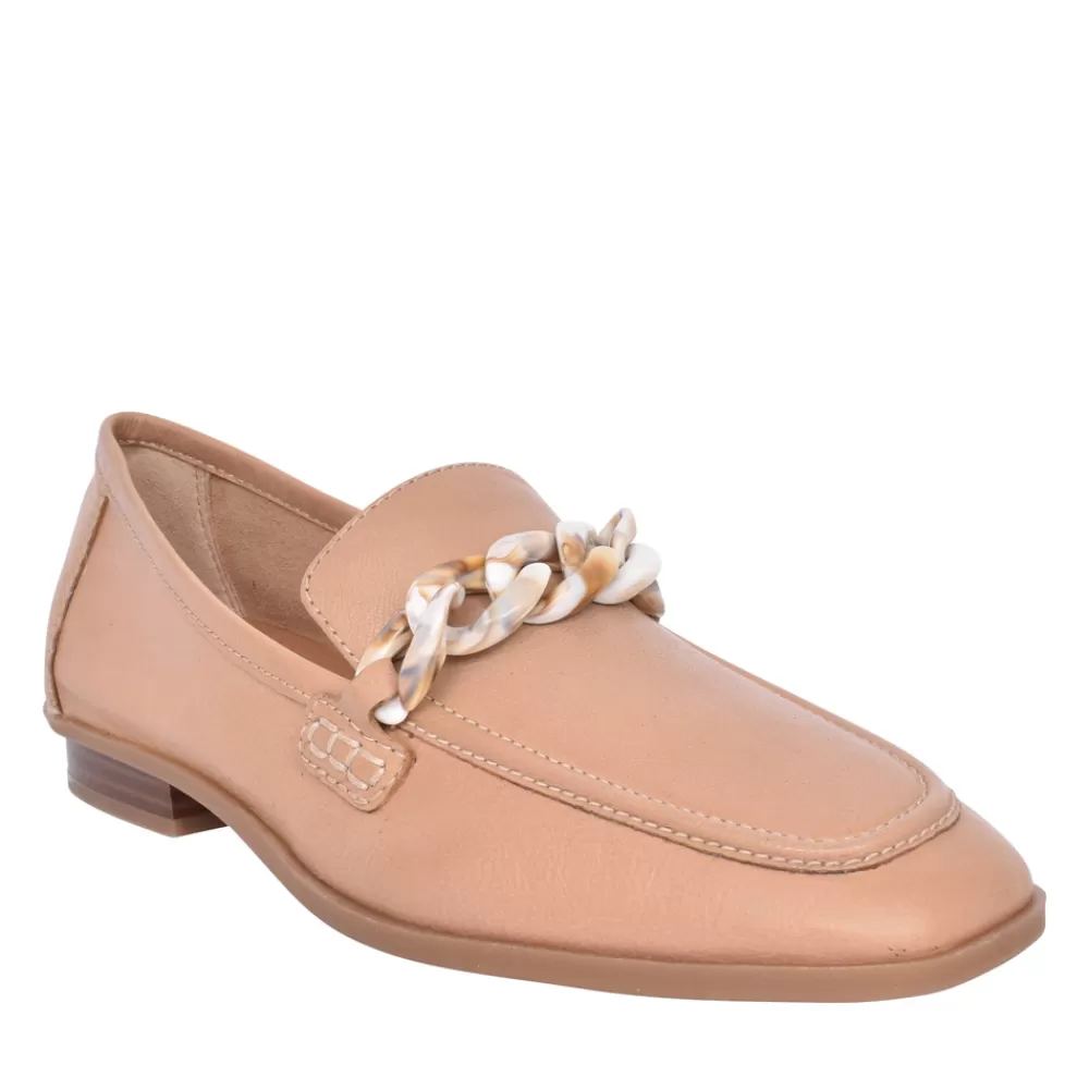 Ladies CLARKS Ladies Sarafyna Iris Leather D-Fit Loafer In Caramel