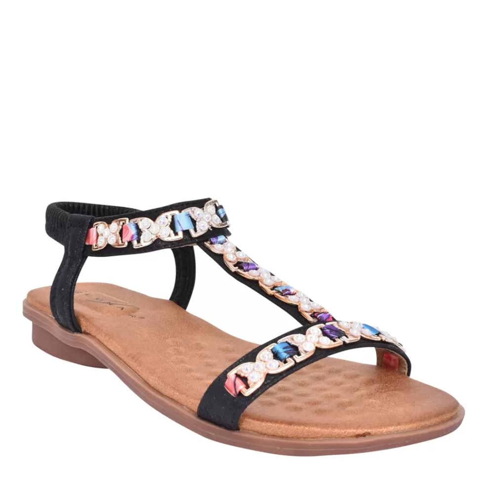 Ladies LUNAR Ladies Saturn Jlh312 Sandal In Black