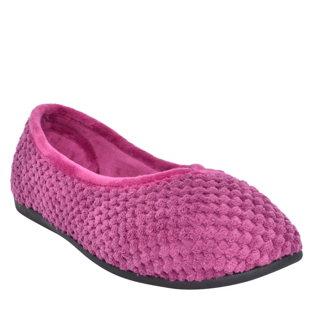 Ladies PADDERS Ladies Savannah Pump Slipper In Wine