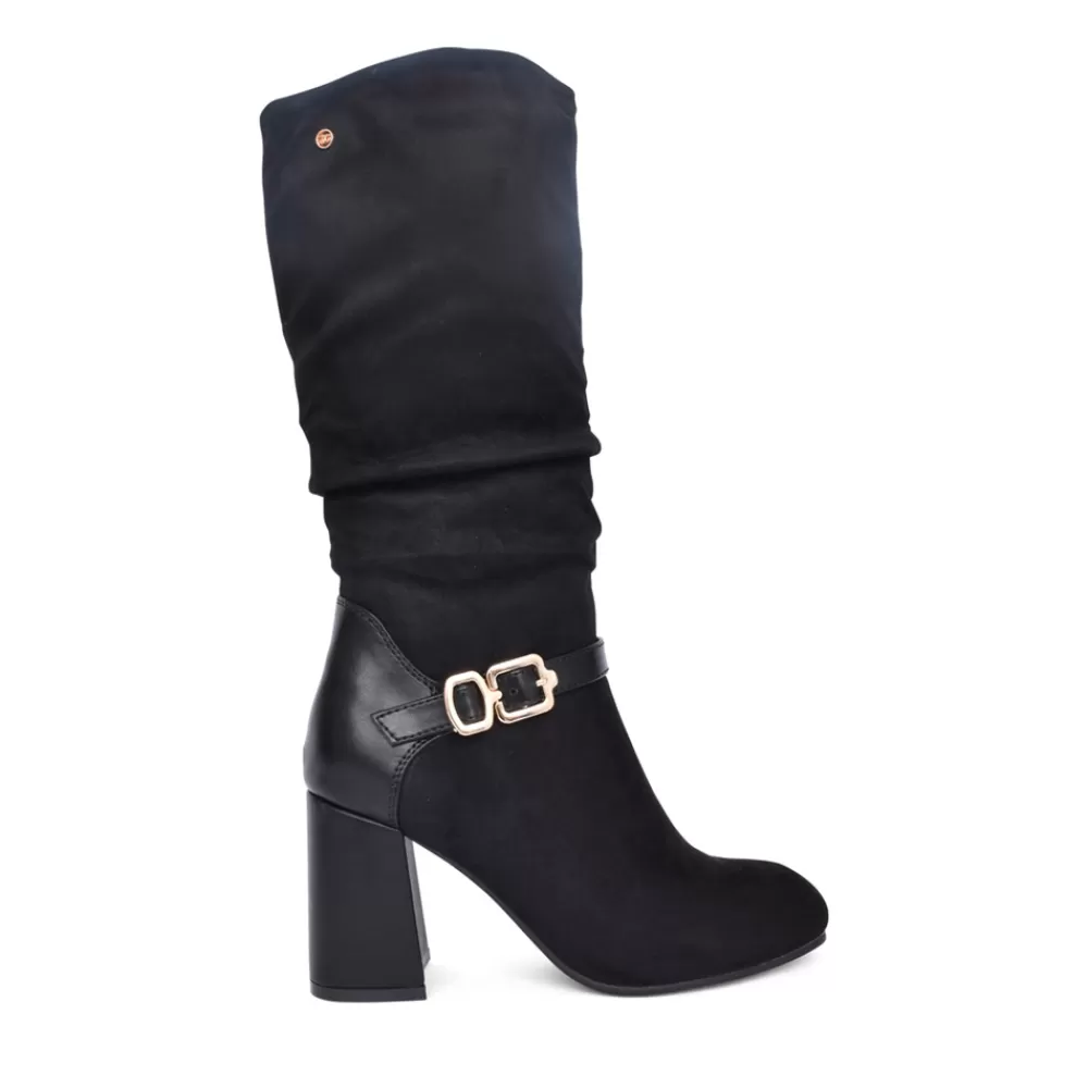Ladies ZANNI & CO Ladies Sidhum Medium Heel Calf Boot In Black