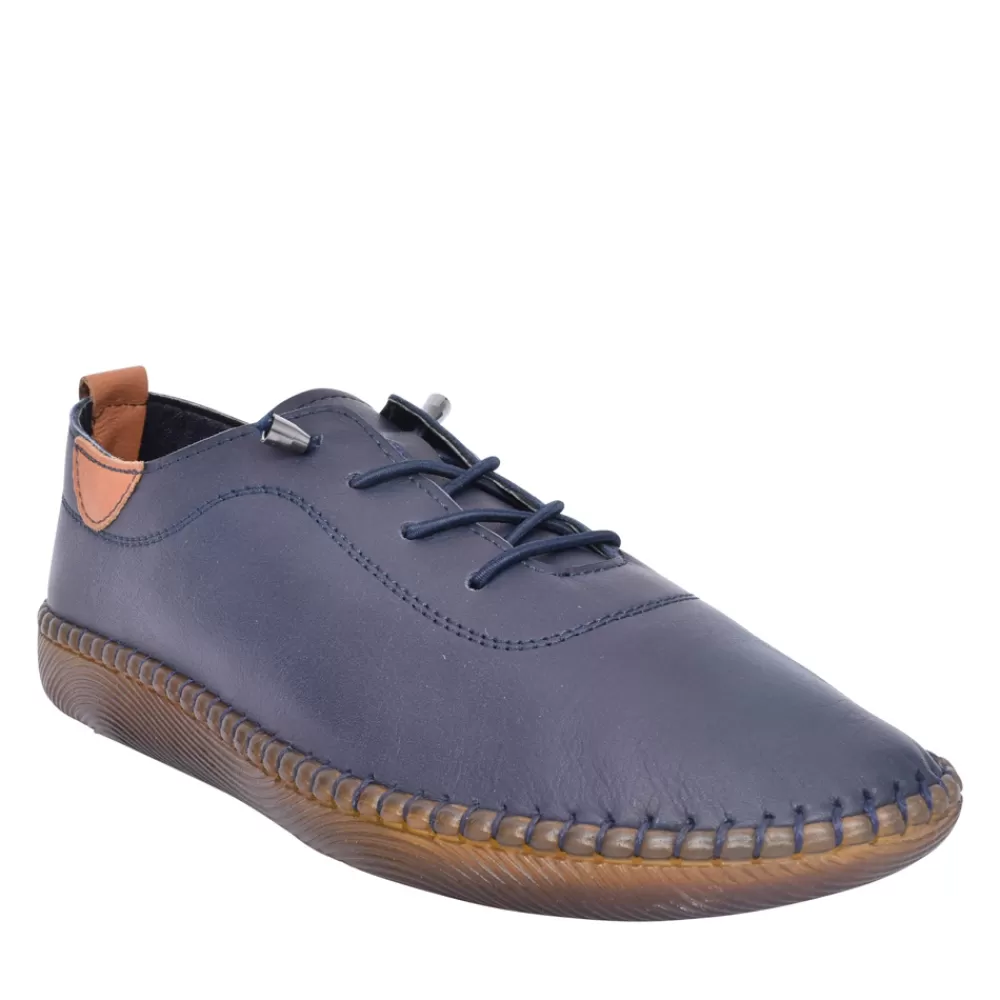 Ladies LUNAR Ladies St. Vincent Fle032 Slip-On Shoe In Navy