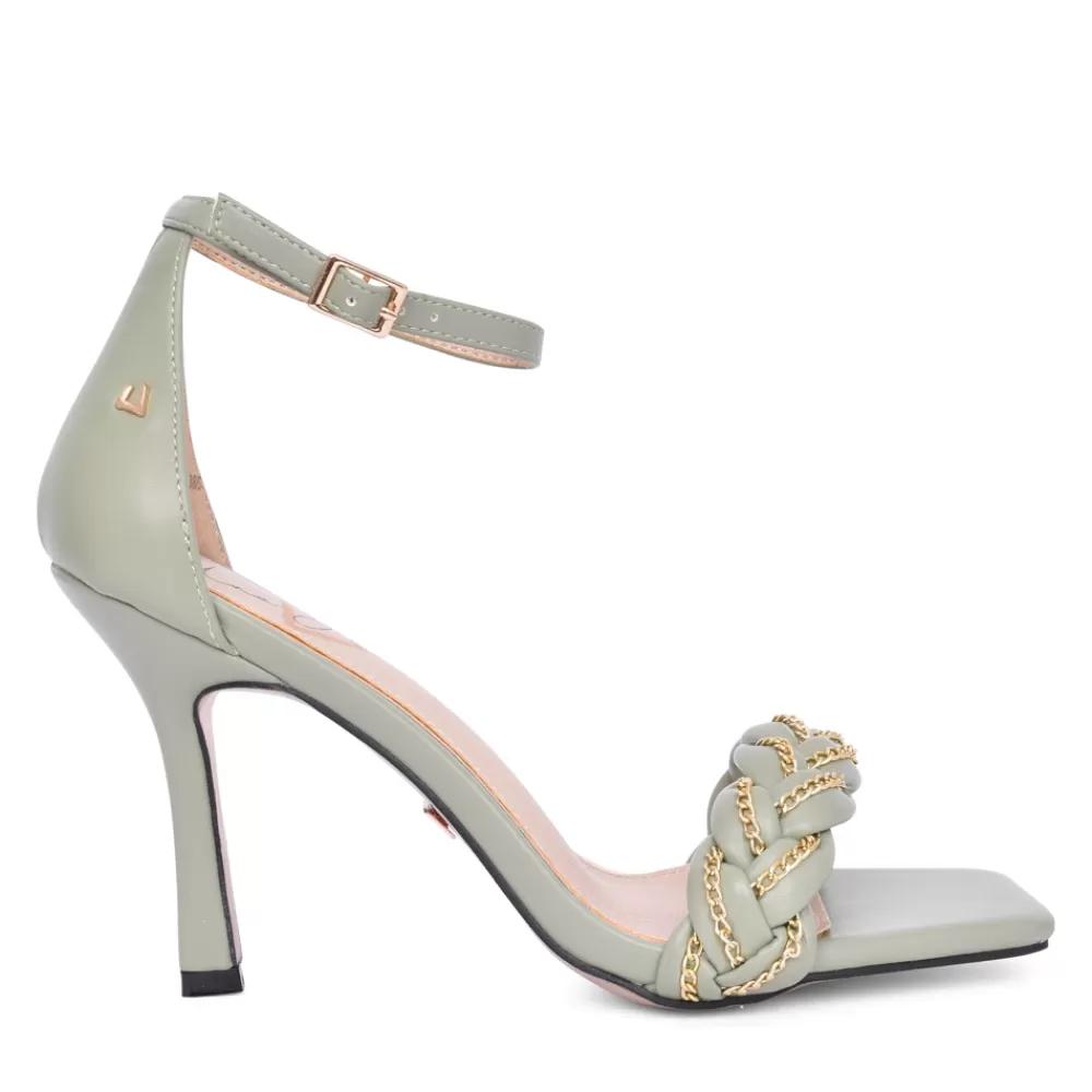 Ladies UNA HEALY Ladies Sweet Emotions Medium Heel Sandal In Green