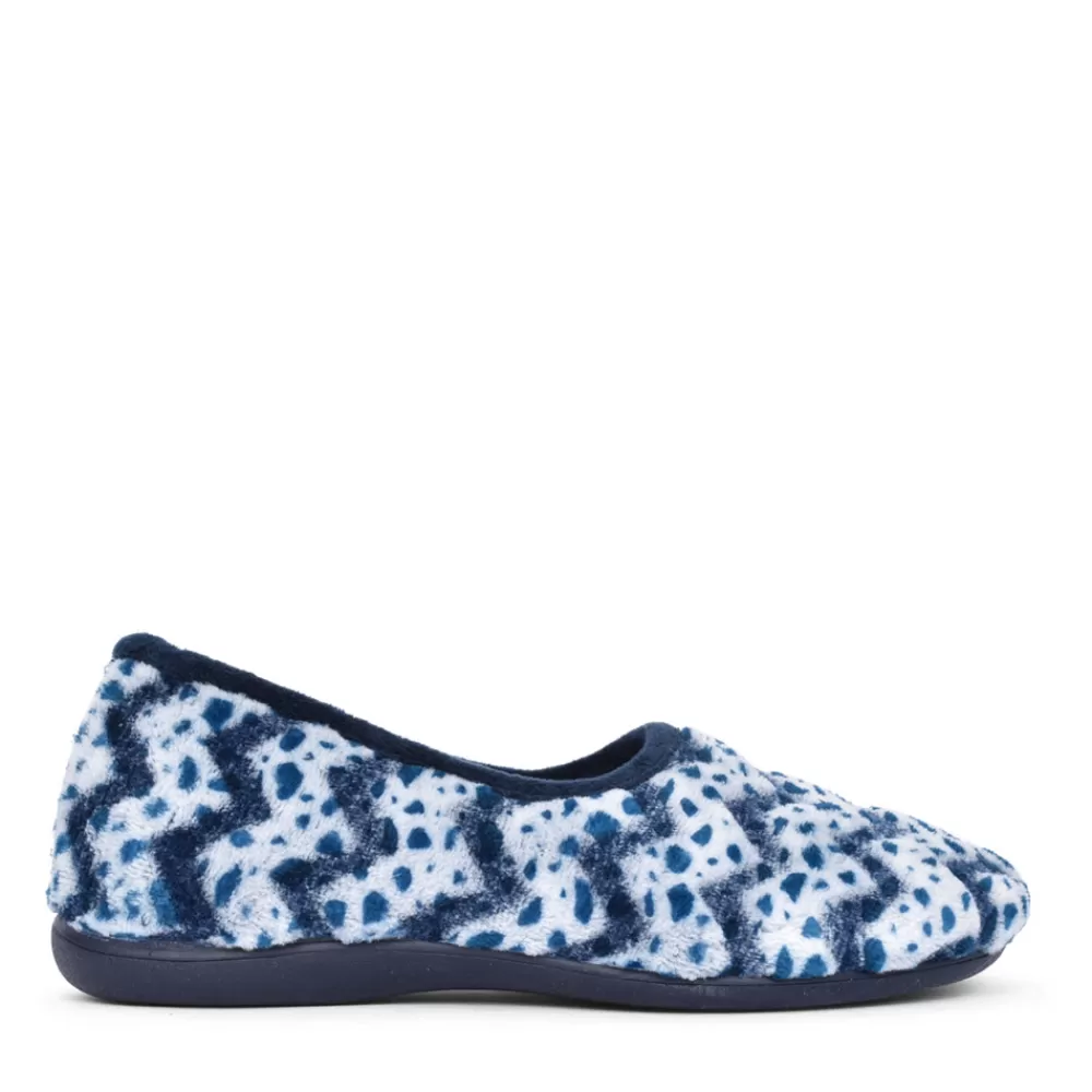 Ladies LOTUS Ladies Tammy Pump Slipper In Blue