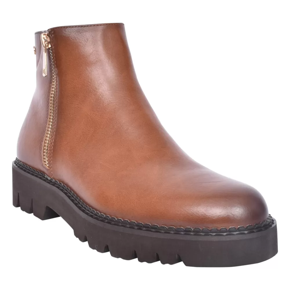 Ladies ZANNI & CO Ladies Tamra Ankle Boot In Tan