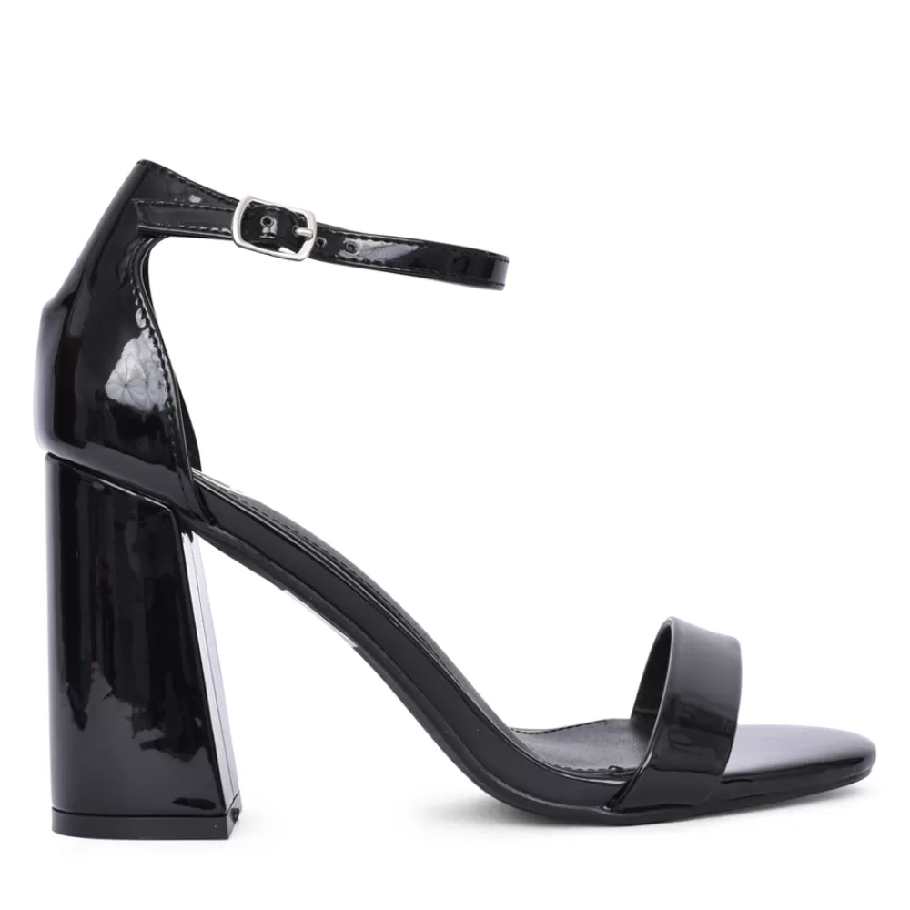Ladies MILLIE & CO Ladies Tasha Block Heel Sandal In Black