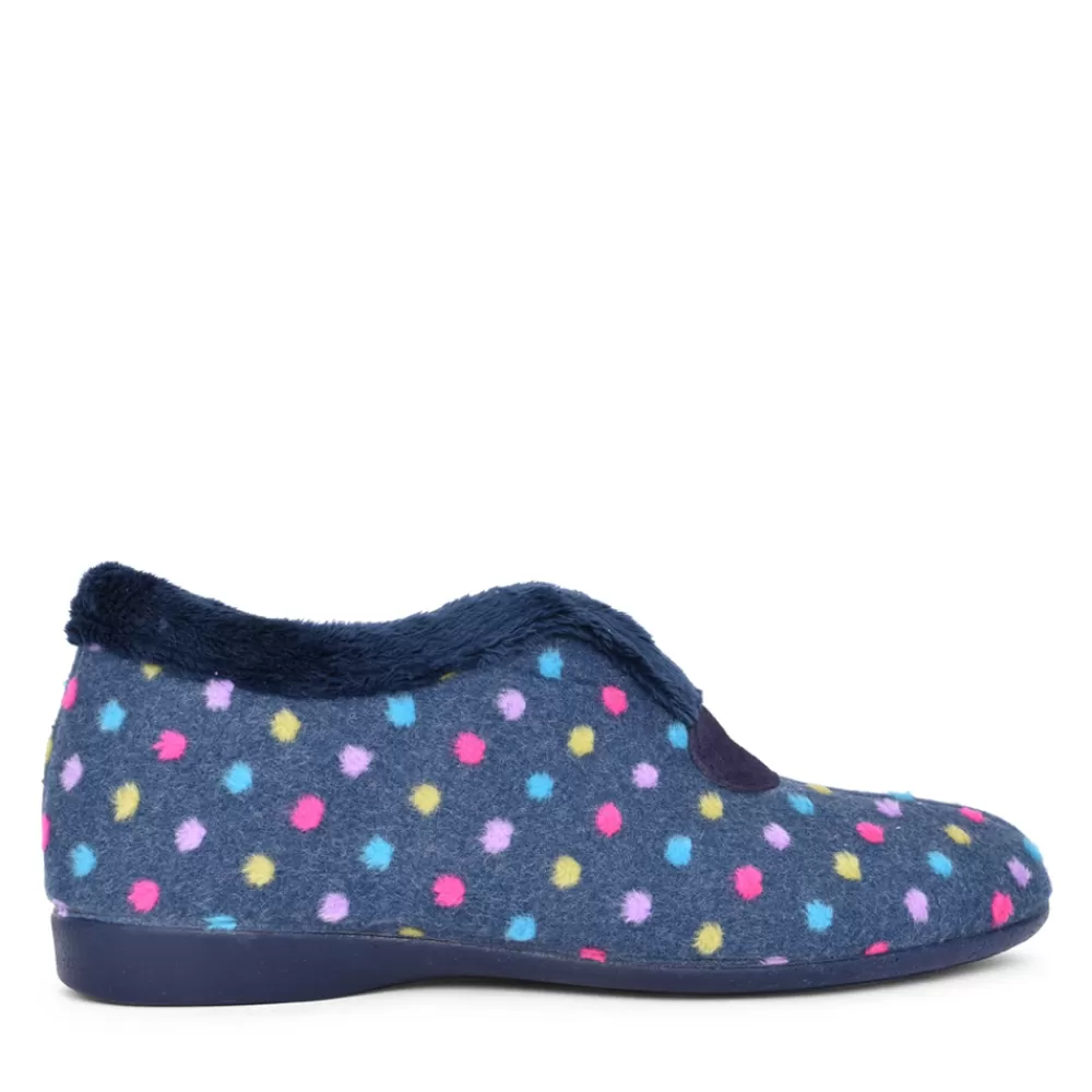 Ladies LUNAR Ladies Tennessee Klz065 Slipper In Blue