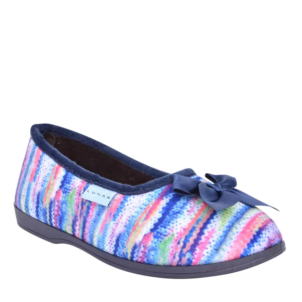 Ladies LUNAR Ladies Twizzle Ii Klw003 Pump Slipper In Blue