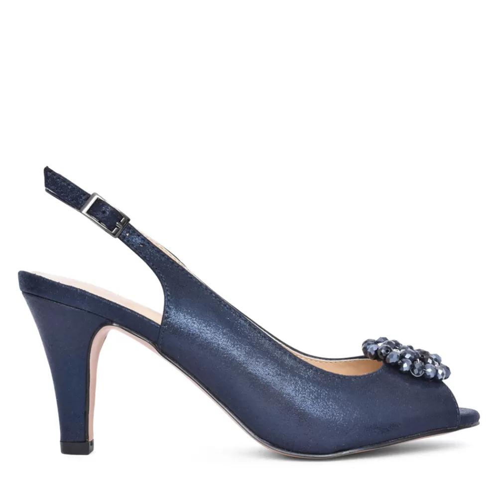 Ladies LOTUS Ladies Uls042 Elodie Dress Sandal In Navy