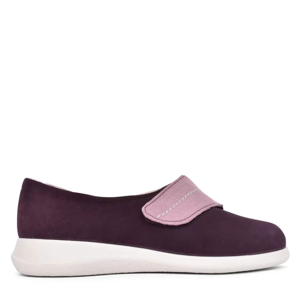 Ladies HOTTER Ladies Wrap Slipper In Lilac