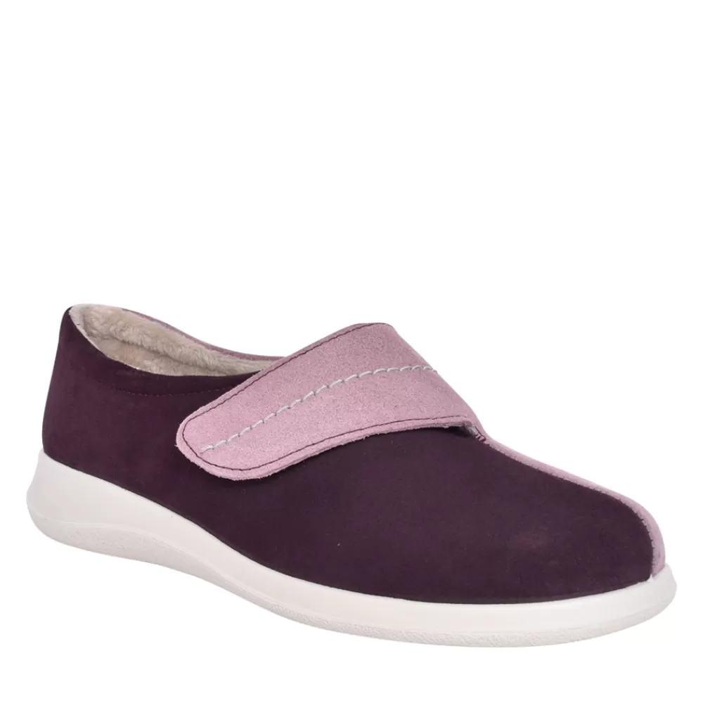 Ladies HOTTER Ladies Wrap Slipper In Lilac