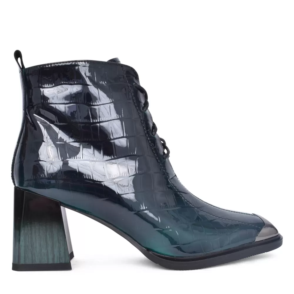Ladies LORETTA VITALE Ladies Y99-N121L Heeled Ankle Boot In Green