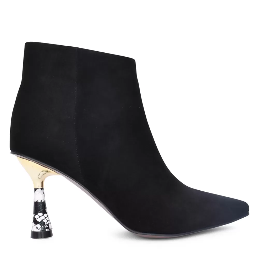 Ladies LORETTA VITALE Ladies Yc363 Heeled Ankle Boot In Black