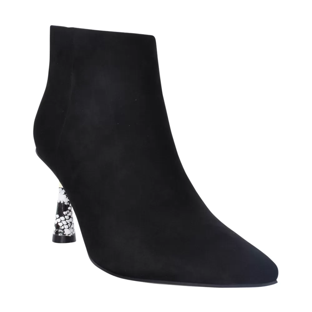 Ladies LORETTA VITALE Ladies Yc363 Heeled Ankle Boot In Black