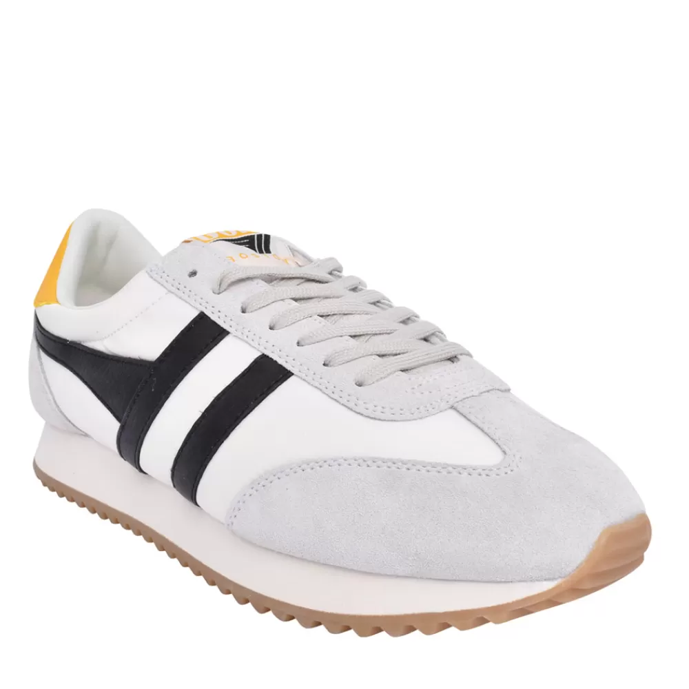 Mens GOLA Men Contact Leather Cmb261 Trainer In Off White