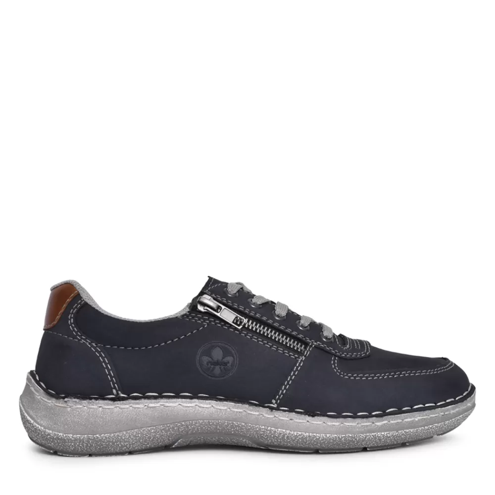 Mens RIEKER Mens 03030Laced Shoe In Navy