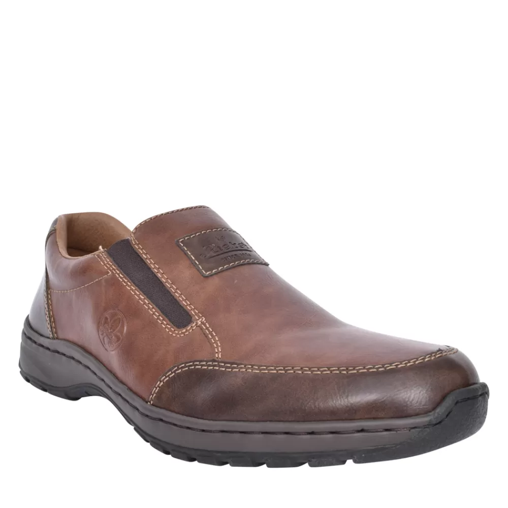 Mens RIEKER Mens 03354 Slip-On Shoe In Dark Brown