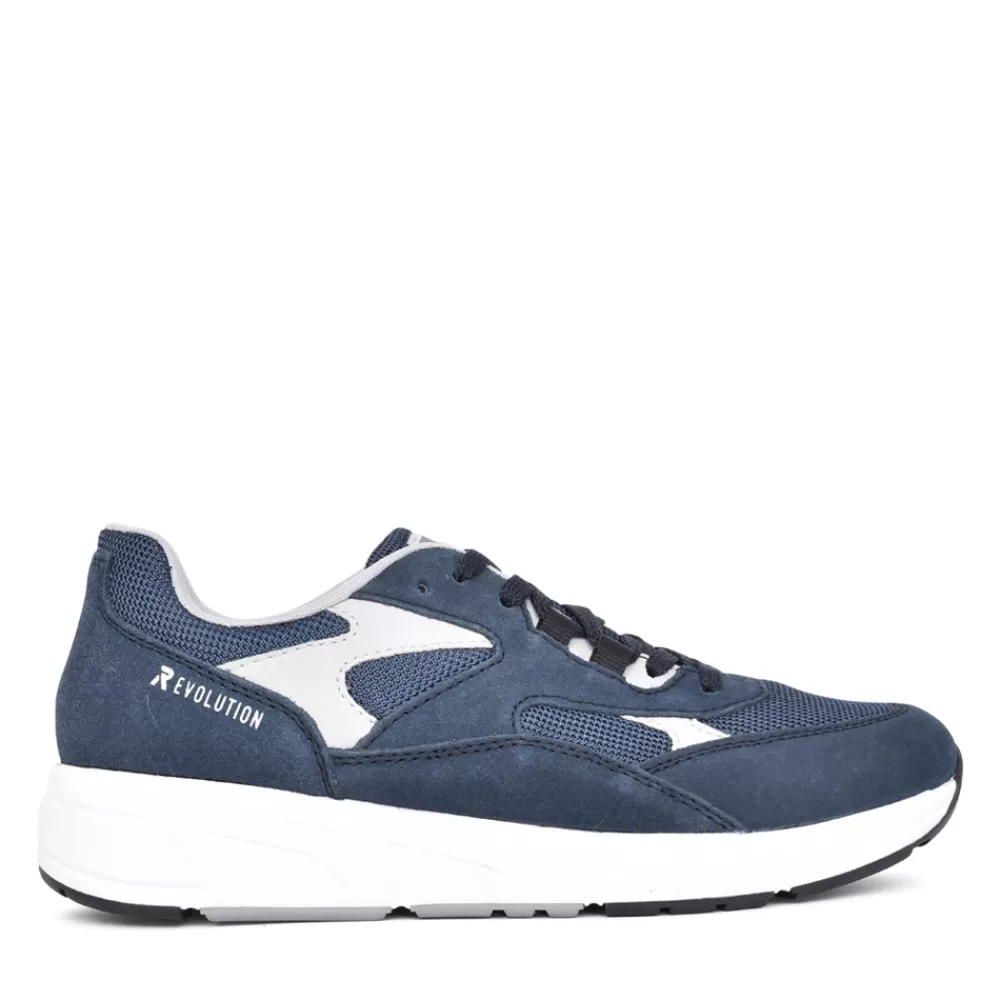 Mens RIEKER EVOLUTION Mens 07000 Laced Trainer In Navy