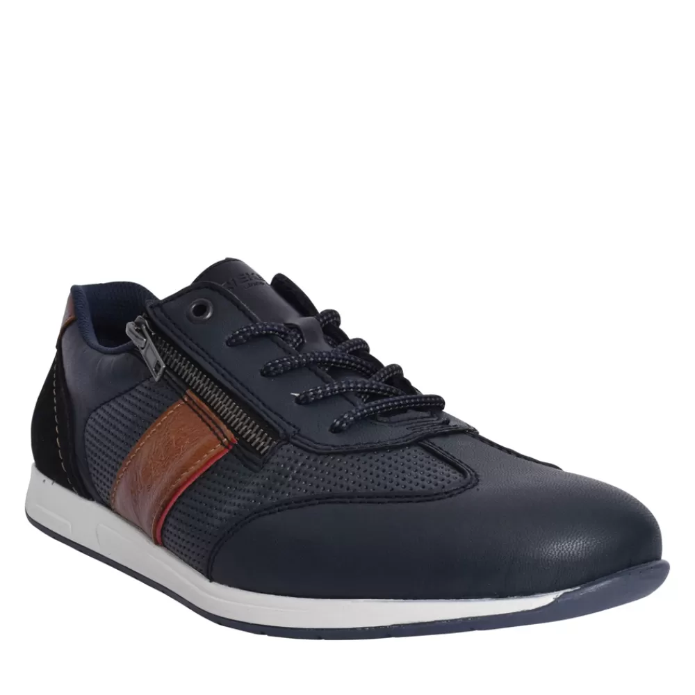 Mens RIEKER Mens 11927 Laced Shoe In Navy
