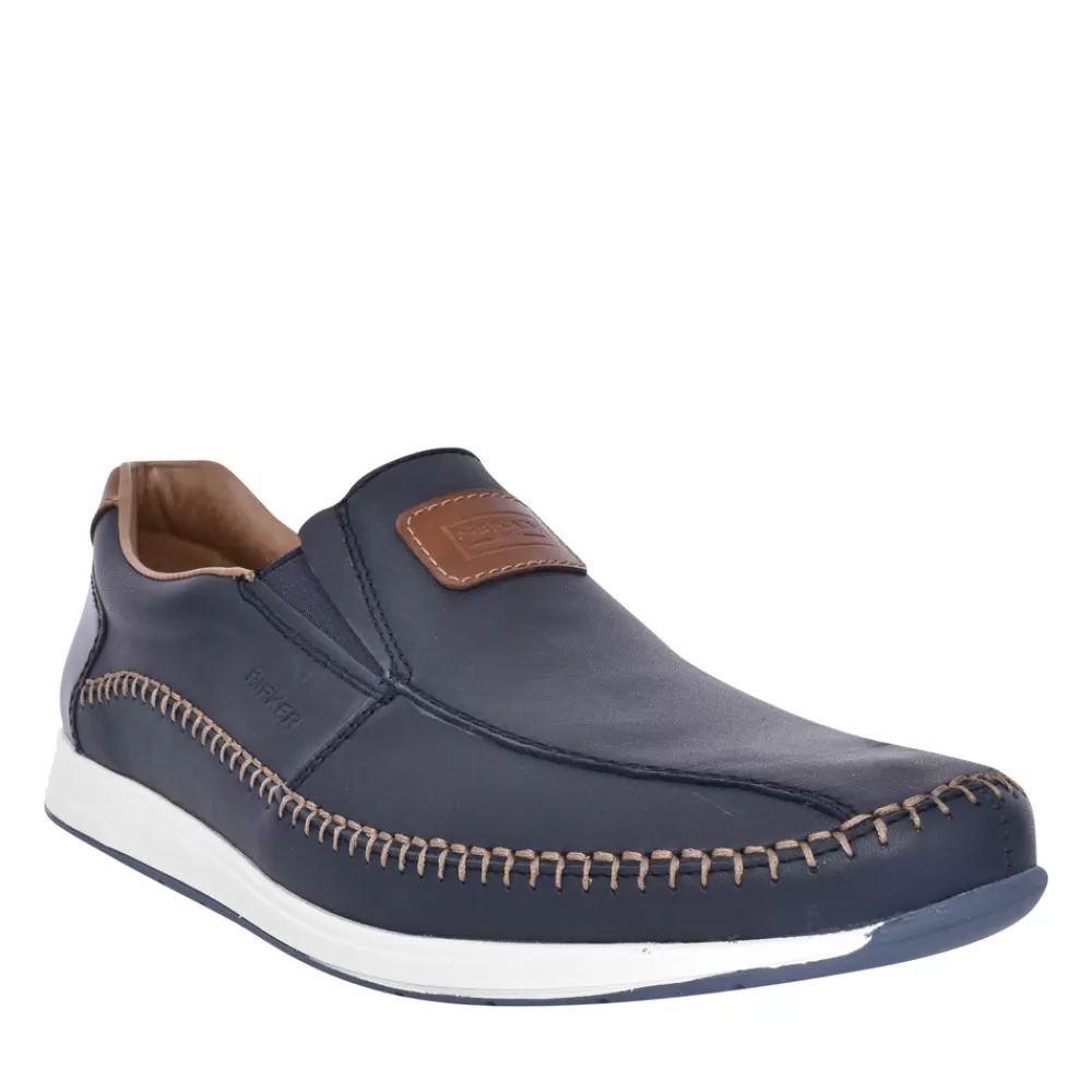Mens RIEKER Mens 11962 Slip-On Shoe In Navy