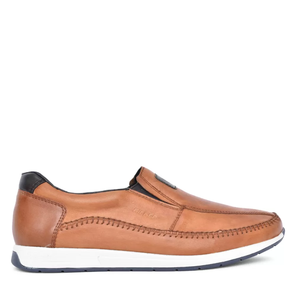 Mens RIEKER Mens 11962 Slip-On Shoe In Tan
