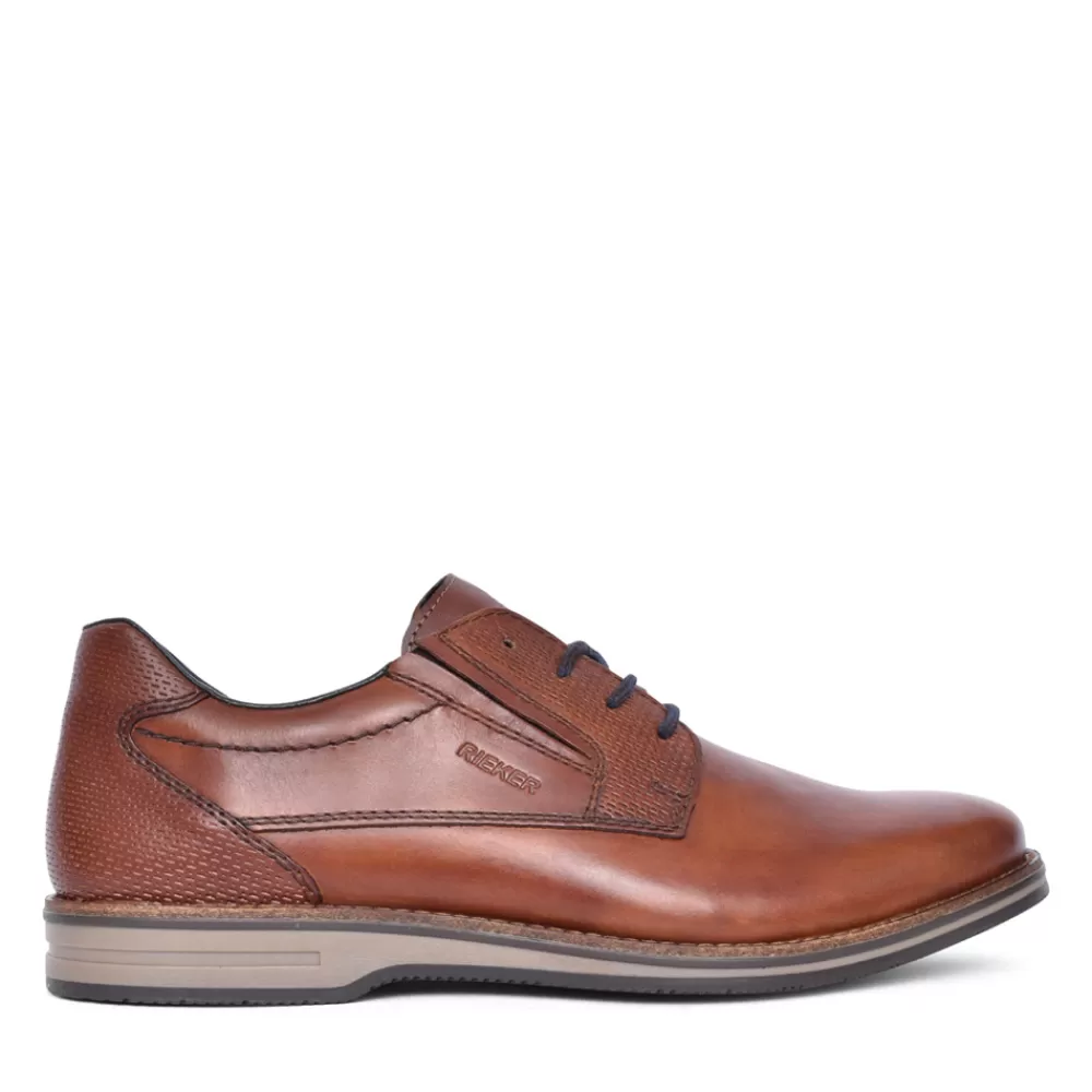 Mens RIEKER Mens 12507 Laced Shoe In Brown