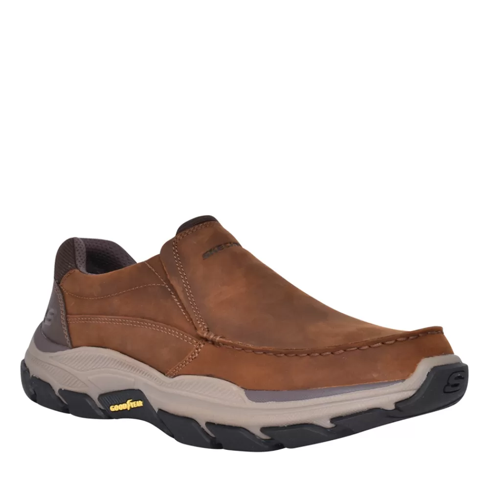 Mens SKECHERS Mens 204321 Catel Shoe In Brown