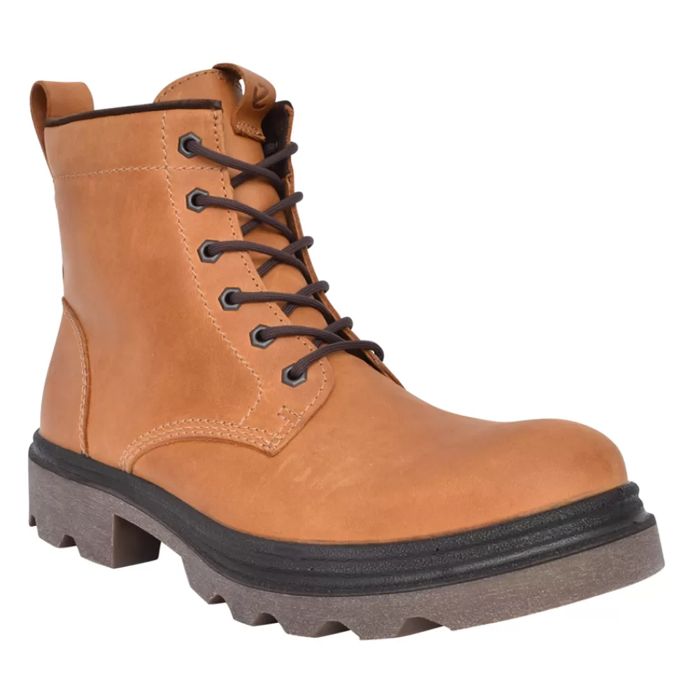 Mens ECCO Mens 214714 Grainer Ankle Boot In Tan