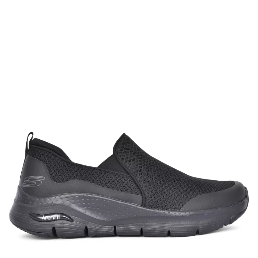 Mens SKECHERS Mens 232043 Banlin Slip-On Trainer In Black
