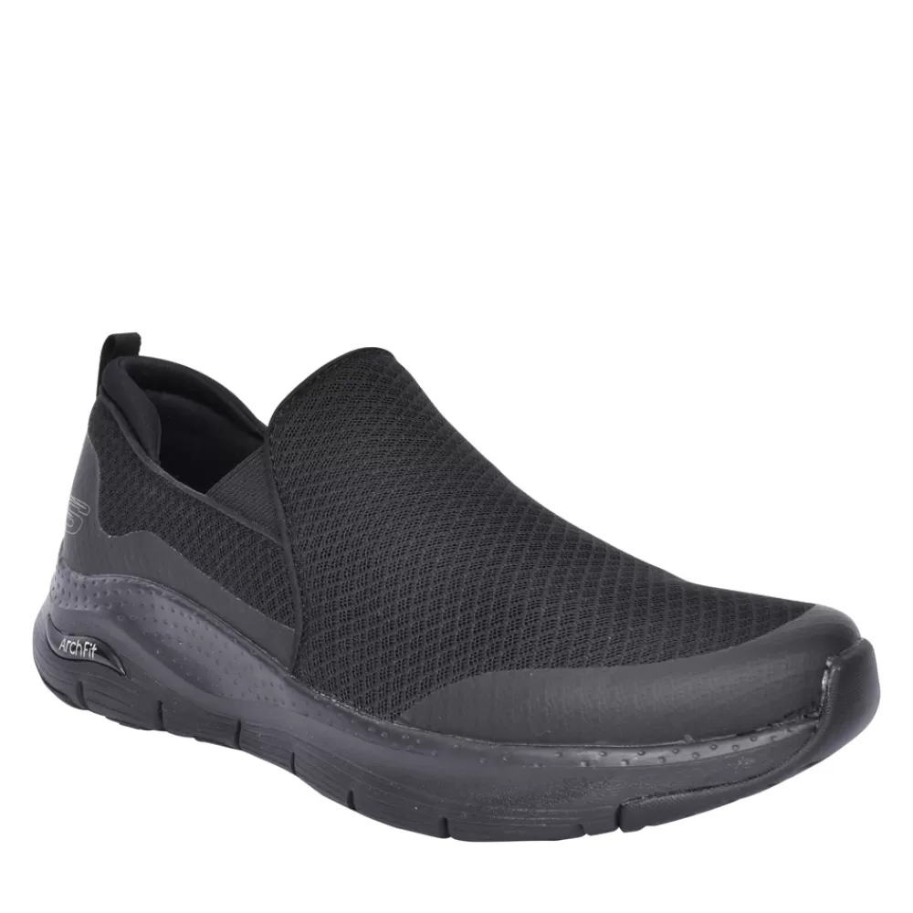 Mens SKECHERS Mens 232043 Banlin Slip-On Trainer In Black