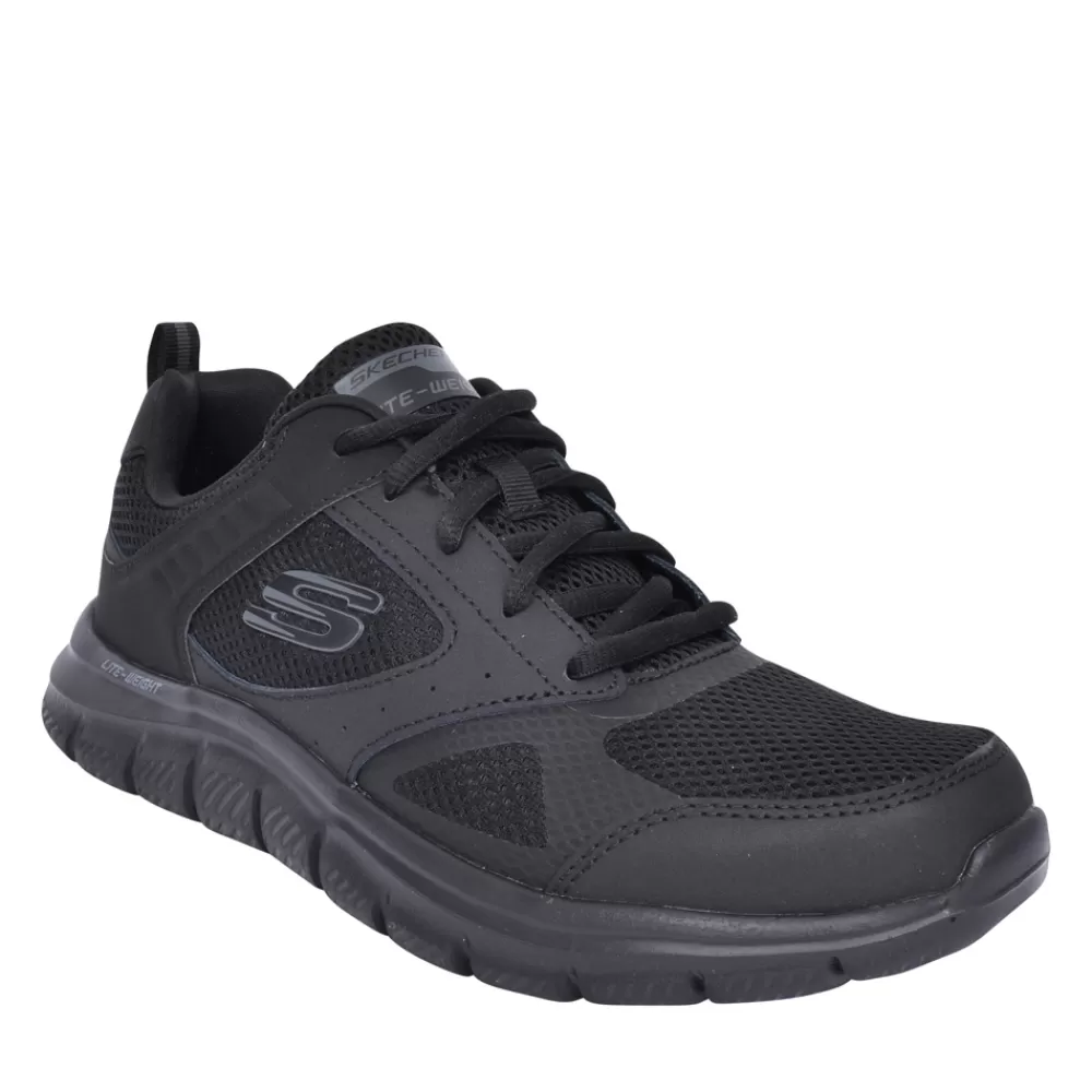 Mens SKECHERS Mens 232398 Syntac Laced Trainer In Black