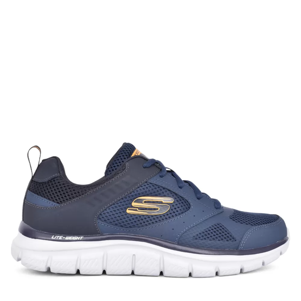 Mens SKECHERS Mens 232398 Syntac Laced Trainer In Navy
