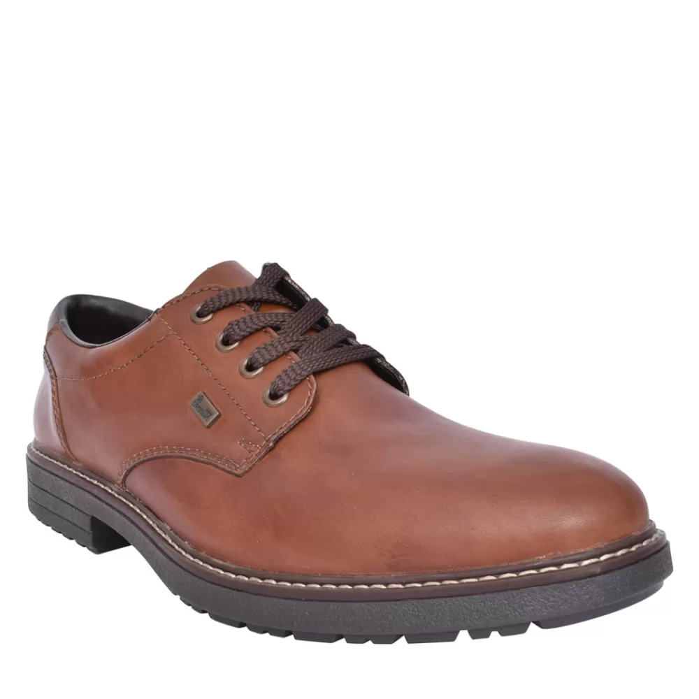 Mens RIEKER Mens 33101 Tex Laced Shoe In Brown