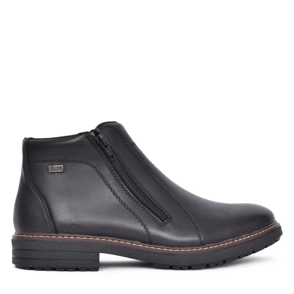 Mens RIEKER Mens 33160 Tex Ankle Boot In Black