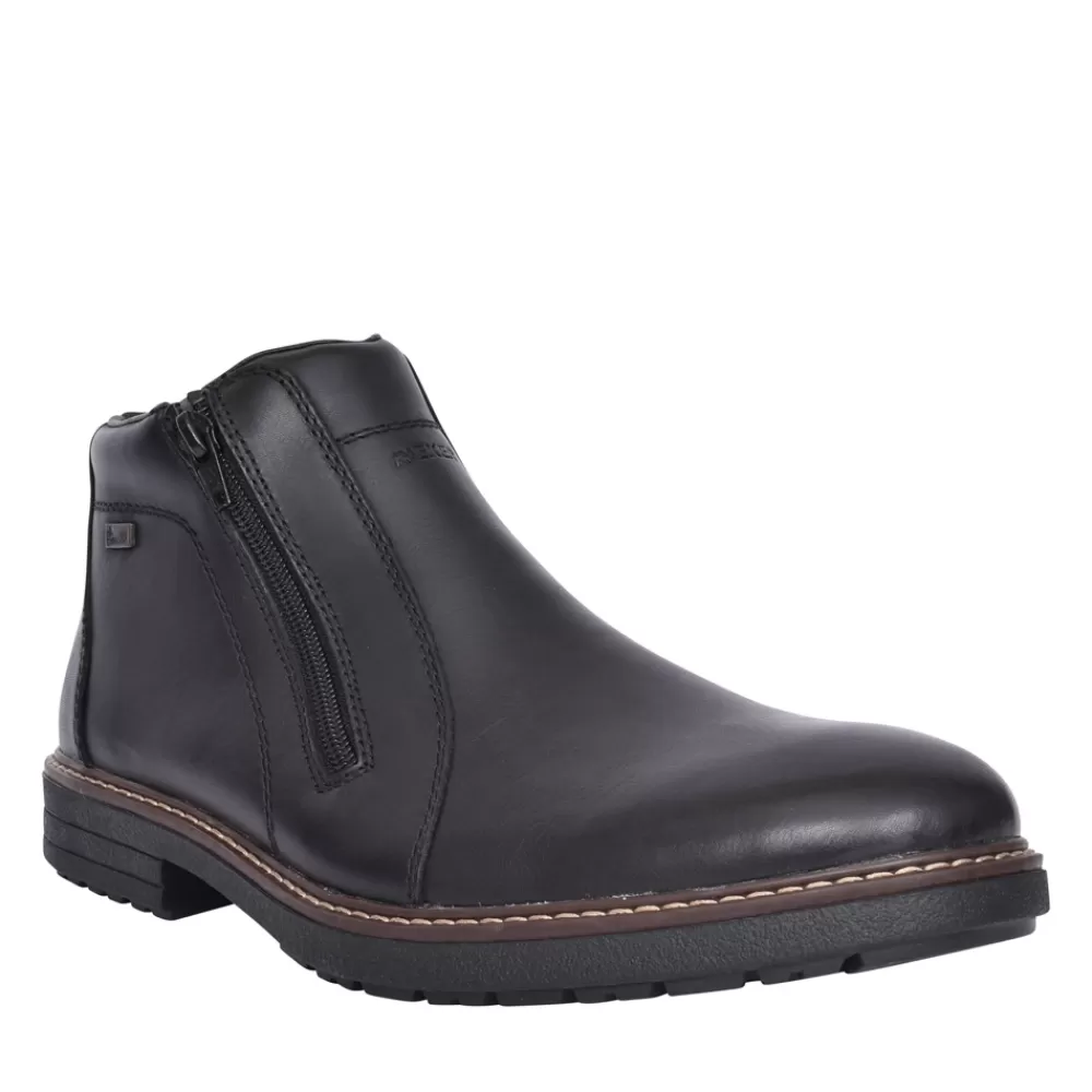 Mens RIEKER Mens 33160 Tex Ankle Boot In Black