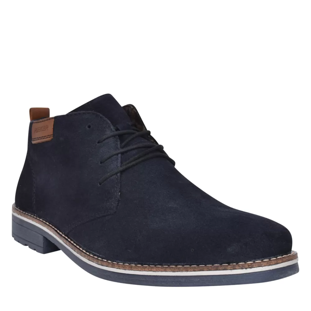 Mens RIEKER Mens 33206 Ankle Boot In Navy