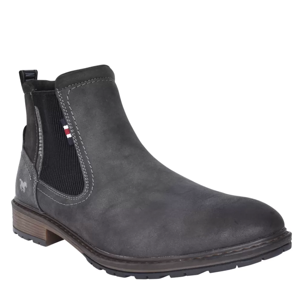 Mens MUSTANG Mens 4140509 Chelsea Boot In Grey