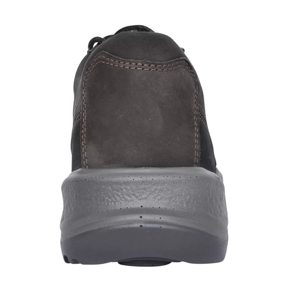 Mens WALDLAUFER Mens 415901 Hayo H-Fit Laced Shoe In Black