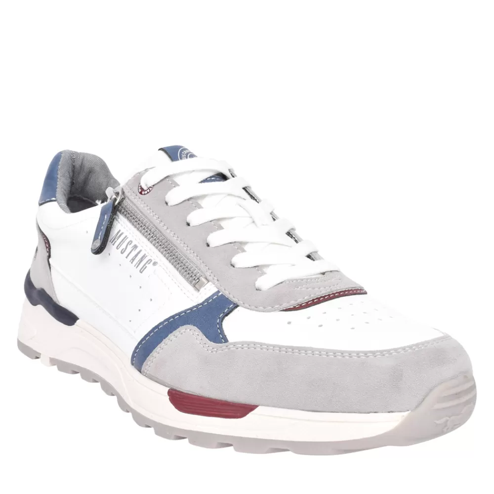 Mens MUSTANG Mens 4186301 Laced Trainer In Grey