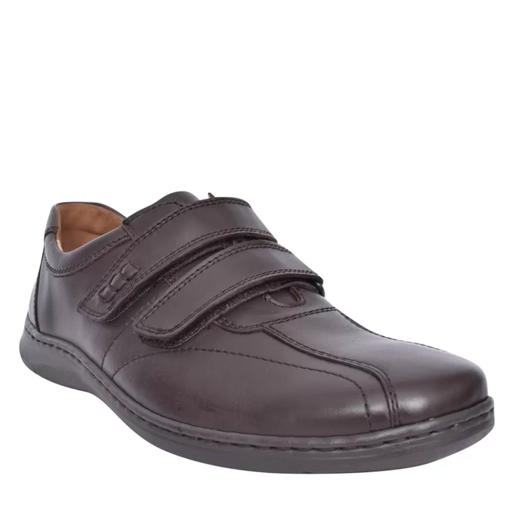 Mens WALDLAUFER Mens 478301 Herwig H-Fit Shoe In Dark Brown
