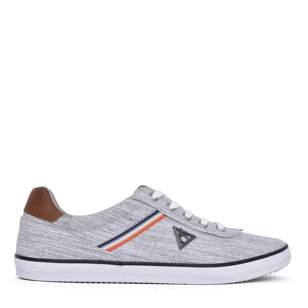 Mens BUGATTI Mens 50210 Lace Up Shoe In Light Grey