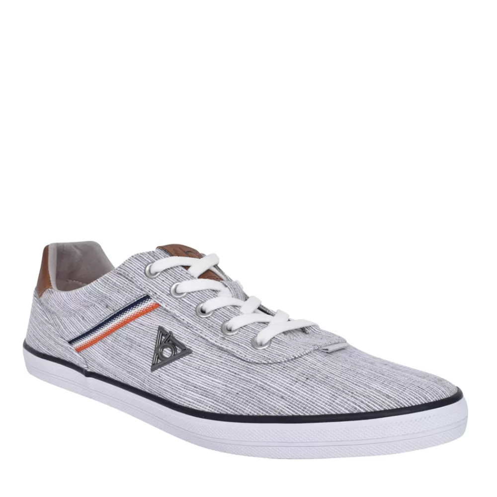Mens BUGATTI Mens 50210 Lace Up Shoe In Light Grey