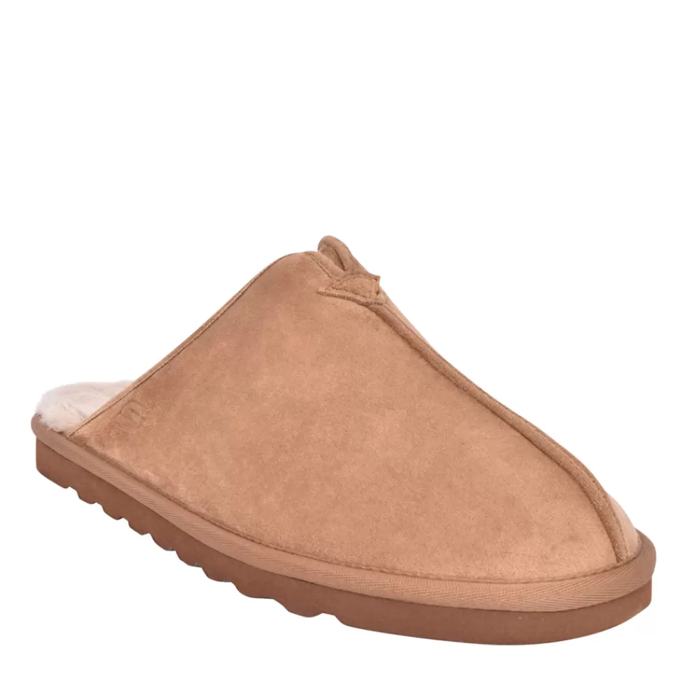Mens SKECHERS Men's 66094 Tenten Palco Mule Slipper In Tan