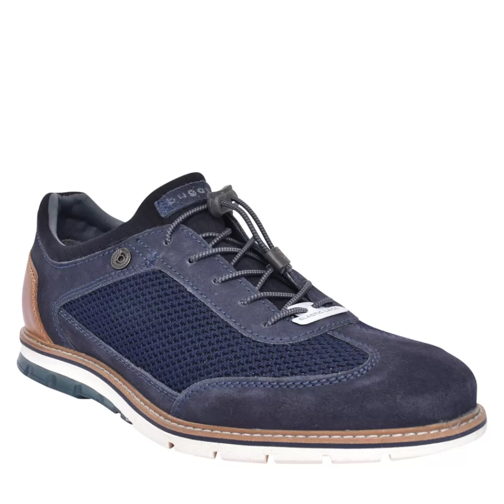 Mens BUGATTI Mens 97162 Simone Laced Shoe In Navy