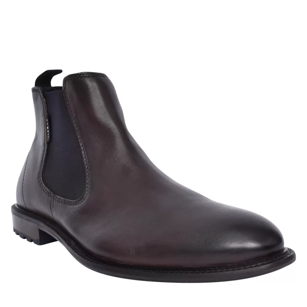 Mens BUGATTI Mens A0A32 Chelsea Boot In Brown